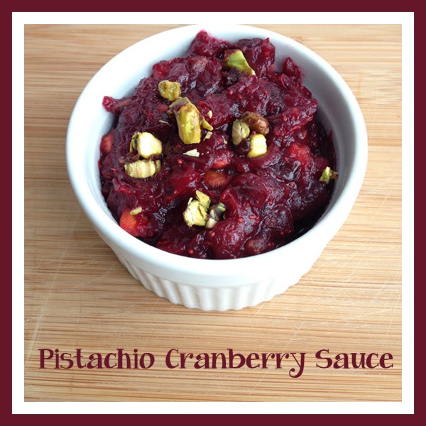 Pistachio Cranberry Sauce