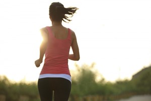 woman running