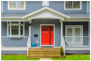 Blue house