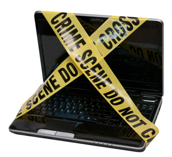 Crime Scene Laptop