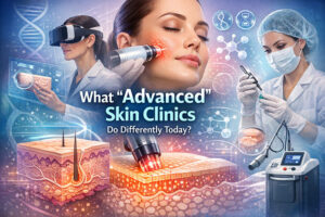 Advanced skin clinic using modern aesthetic treatments and technology for facial rejuvenation