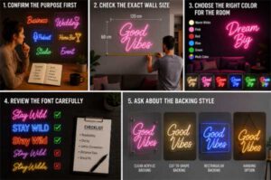 Don’t Buy Neon Signs Without Confirming This Checklist