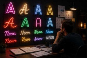 Fonts Neon Signs