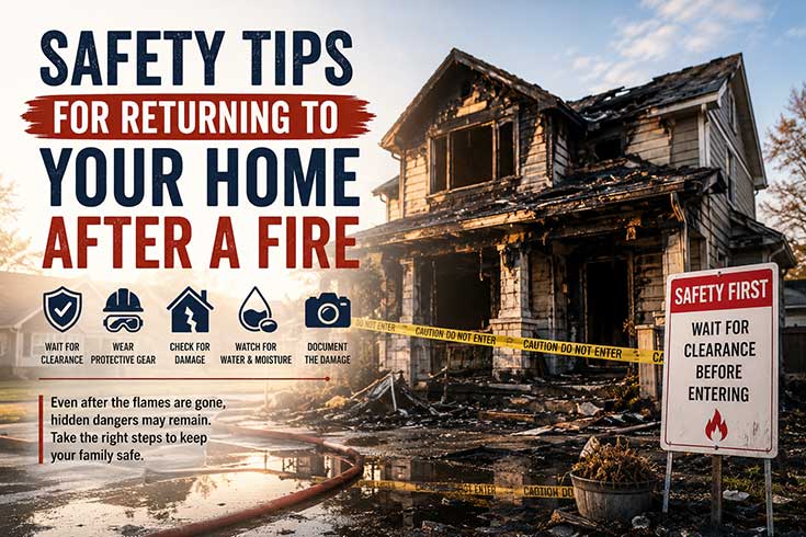 Safety Tips for Returning Home After a Fire