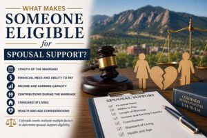 What Makes Someone Eligible for Spousal Support?