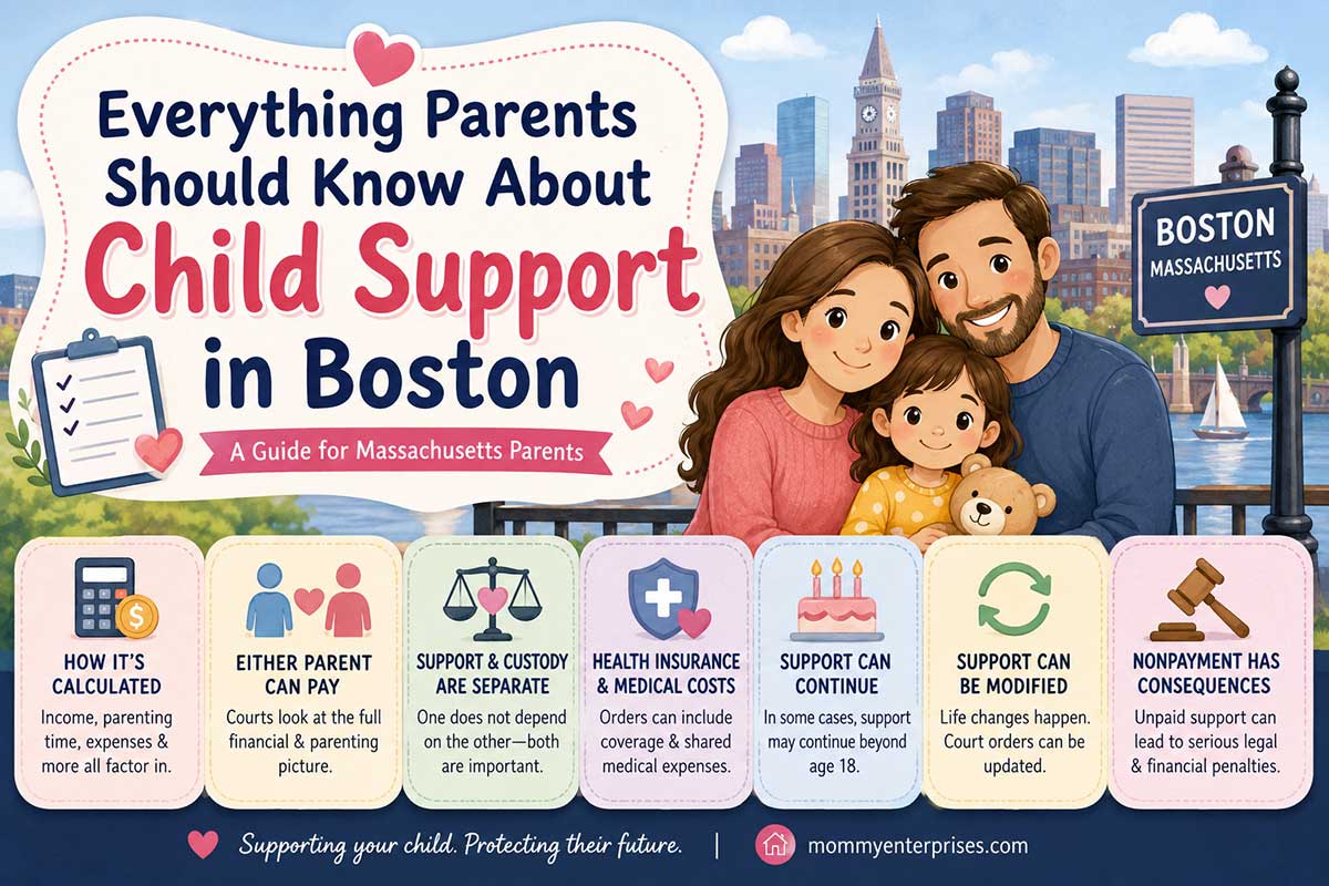 Everything parents should know about child support in Boston, Massachusetts
